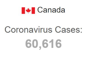 В Канаде более 60 тысяч заболевших COVID-19