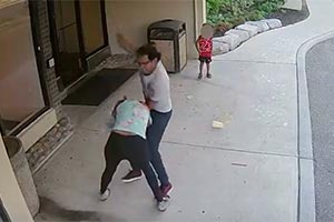Видео нападения в Брамптоне